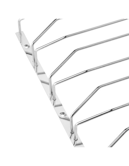 Support pour verres à pied 5 glissières Olympia - Porte-verres CHR