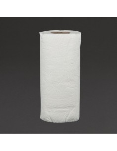 Essuie-tout blanc 2 plis Jantex 11,5 m - lot de 24