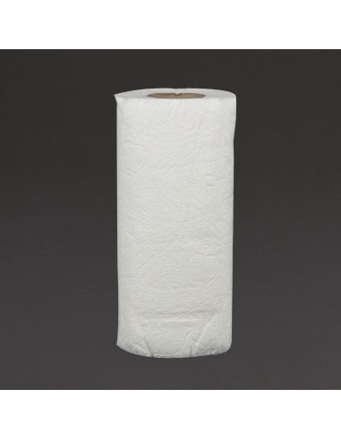 Essuie-tout blanc 2 plis Jantex 11,5 m - lot de 24
