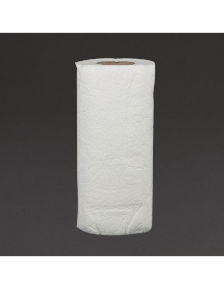 Essuie-tout blanc 2 plis Jantex 11,5 m - lot de 24