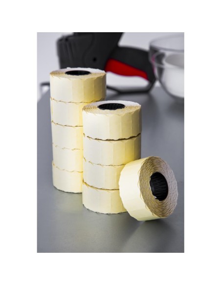 Etiquettes blanches 12x26 mm - lot 15 000 pour GH001