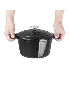 Cocotte ronde noire Vogue 3.2L - Fonte antiadhésive 2