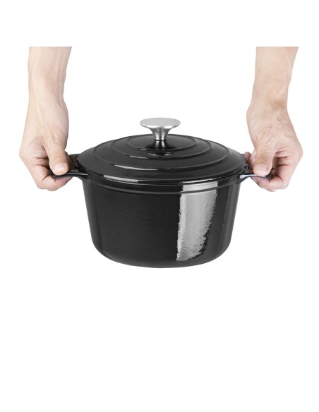 Cocotte ronde noire Vogue 3.2L - Fonte antiadhésive