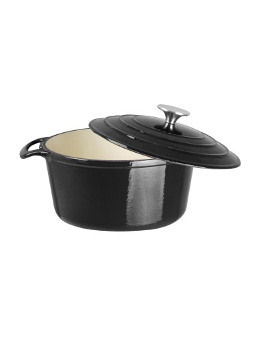 Cocotte ronde noire Vogue 3.2L - Fonte antiadhésive