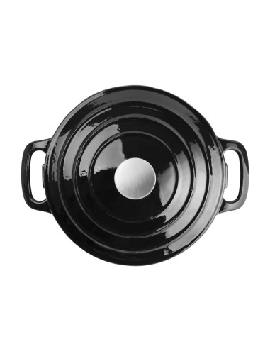Cocotte ronde noire Vogue 3.2L - Fonte antiadhésive