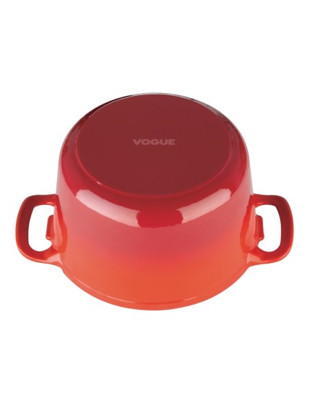 Grande cocotte ronde rouge Vogue 4L - Fonte