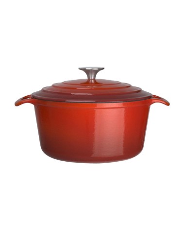 Grande cocotte ronde rouge Vogue 4L - Fonte
