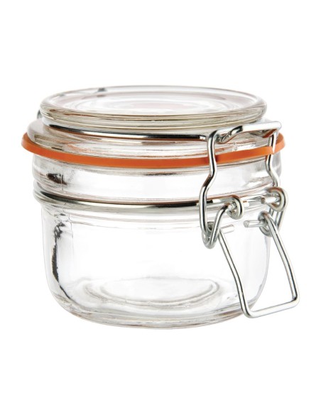 Bocaux à conserve Vogue 125 ml - Lot de 6 - Fermeture hermétique