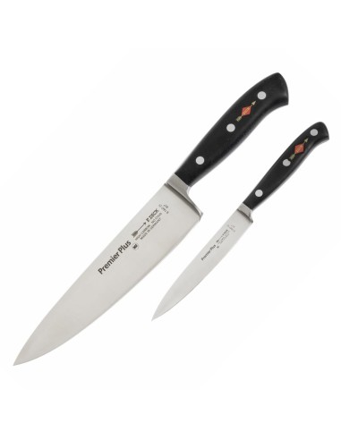 Ensemble cadeau 2 couteaux Dick Premier Plus - Noir