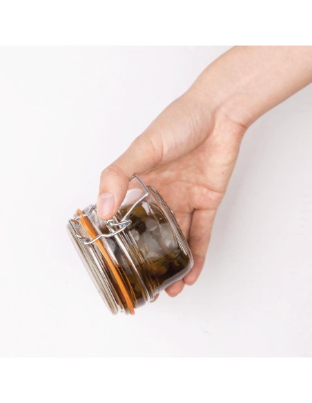Bocaux à conserve Vogue 125 ml - Lot de 6 - Fermeture hermétique