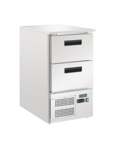 Table réfrigérée 2 tiroirs GN Polar série G - 65 L