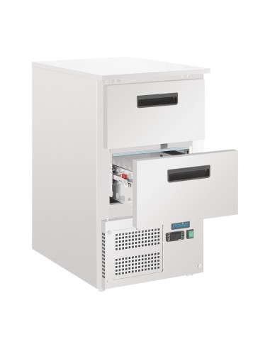 Table réfrigérée 2 tiroirs GN Polar série G - 65 L