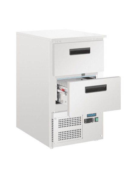 Table réfrigérée 2 tiroirs GN Polar série G - 65 L