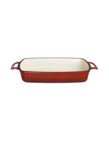 Plat en fonte Vogue rouge 2,8L - cuisson et service