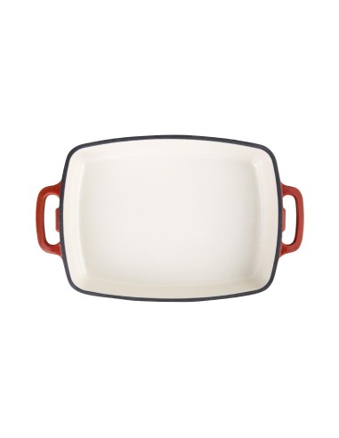 Plat en fonte Vogue rouge 2,8L - cuisson et service