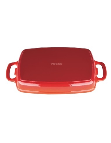 Plat en fonte Vogue rouge 2,8L - cuisson et service
