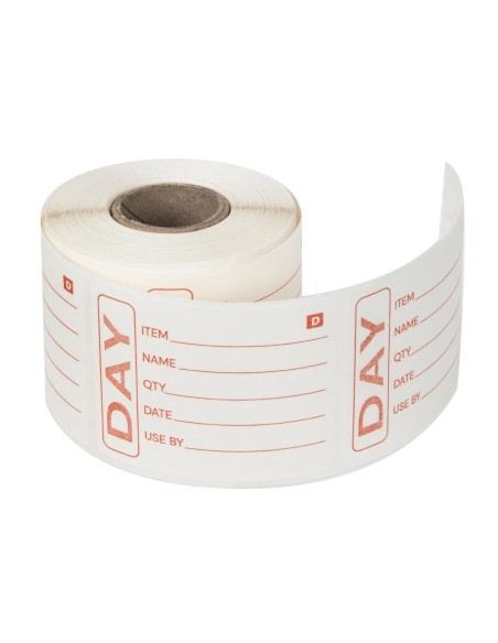 Etiquettes alimentaires solubles Hygiplas - Lot de 250