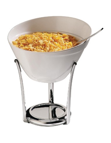 Saladier blanc APS Balance 1,5 L - Mélamine anti-dérapant