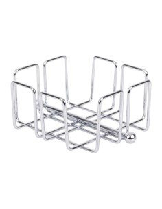 Porte-serviettes cocktail lesté Olympia 140x140mm - inox
