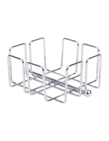 Porte-serviettes cocktail lesté Olympia 140x140mm - inox