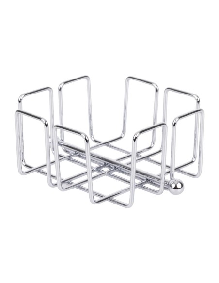 Porte-serviettes cocktail lesté Olympia 140x140mm - inox
