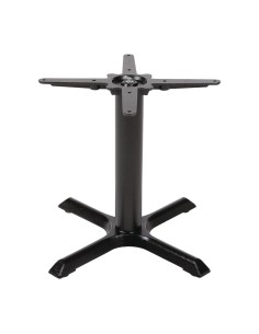 Pied de table basse Bolero en fonte - noir mat