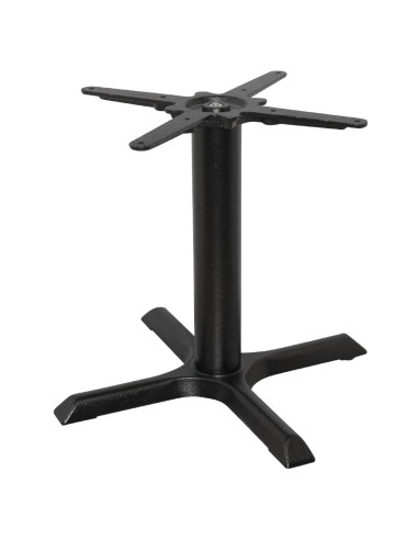 Pied de table basse Bolero en fonte - noir mat