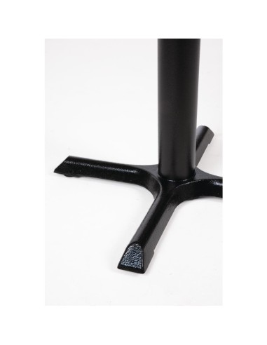 Pied de table basse Bolero en fonte - noir mat