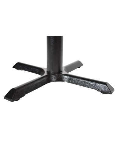 Pied de table basse Bolero en fonte - noir mat
