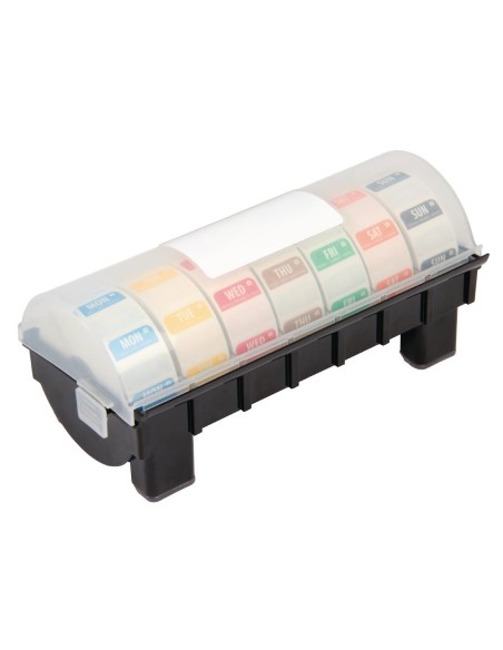 Kit étiquettes alimentaires solubles Hygiplas 24mm - 7x250