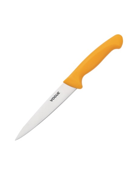 Couteau tout usage Vogue Soft Grip Pro 12,5 cm - Jaune