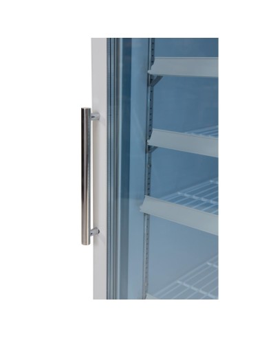 Vitrine réfrigérée négative Polar 412L - 1 porte blanche