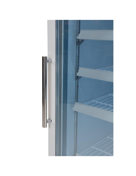 Vitrine réfrigérée négative Polar 412L - 1 porte blanche