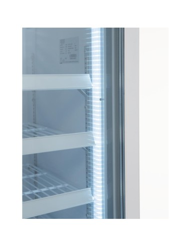 Vitrine réfrigérée négative Polar 412L - 1 porte blanche
