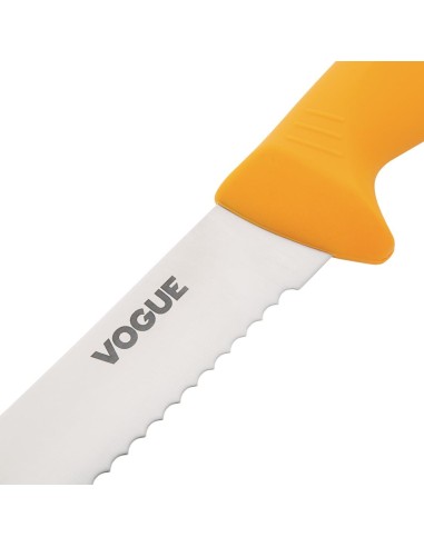 Couteau à pain Soft Grip Pro Vogue 20cm - Jaune
