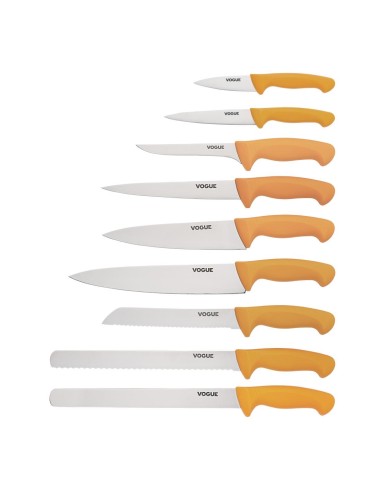 Couteau à pain Soft Grip Pro Vogue 20cm - Jaune