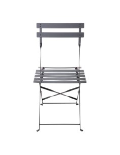 Chaises de terrasse pliantes Bolero noires - Lot de 2 2