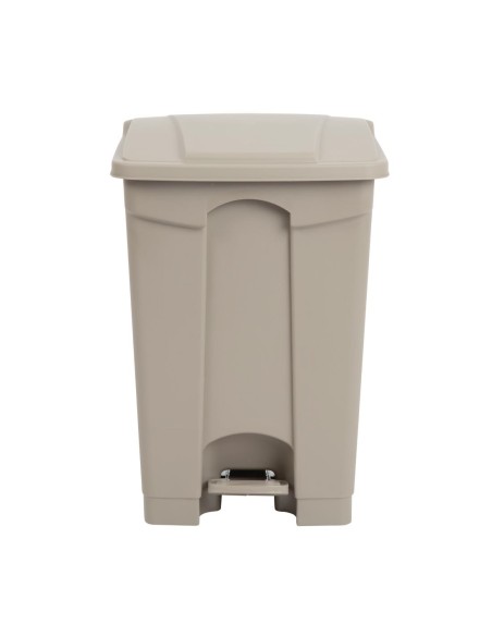 Poubelle à pédale Jantex beige 45L - Hygiénique et robuste