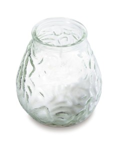 Bougies vénitiennes Bolsius Low Boy transparentes - Lot de 12