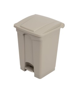 Poubelle à pédale Jantex beige 45L - Hygiénique et robuste 2