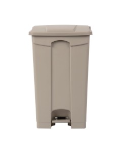 Poubelle à pédale Jantex beige 87L - Hygiénique et robuste