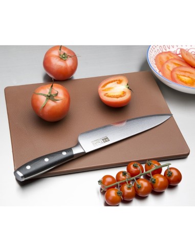 Petite planche à découper Hygiplas marron - 12x305x229 mm