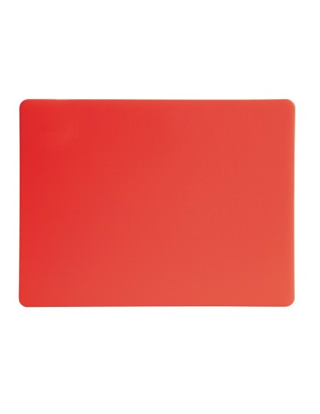Petite planche à découper rouge Hygiplas 12x305x229 mm