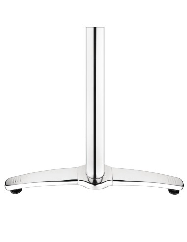 Pied de table double aluminium Bolero - lot de 2