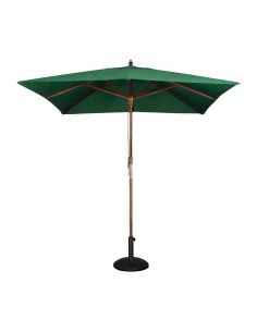 Parasol carré Bolero 2,5m vert - Ombre et protection
