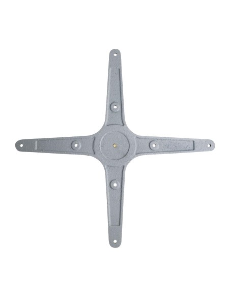 Pied de table double aluminium Bolero - lot de 2