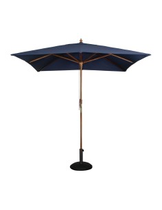 Parasol carré Bolero 2,5 m bleu marine - 2,73 x 2,5 m