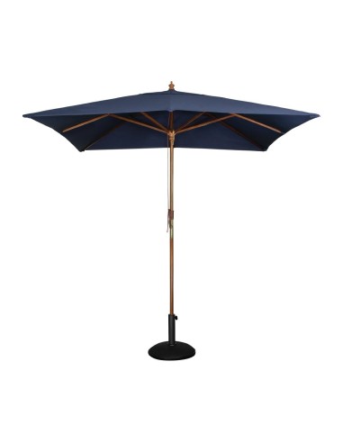 Parasol carré Bolero 2,5 m bleu marine - 2,73 x 2,5 m