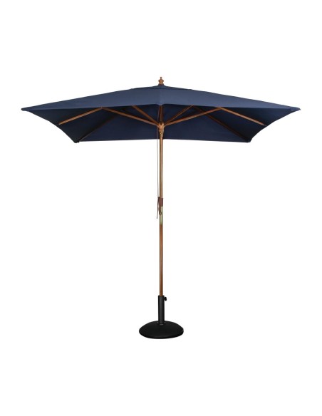 Parasol carré Bolero 2,5 m bleu marine - 2,73 x 2,5 m