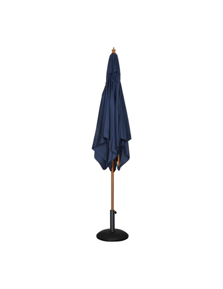 Parasol carré Bolero 2,5 m bleu marine - 2,73 x 2,5 m